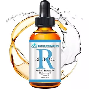 RETINOL VITAMIN A 5% + HYALURONIC ACID + Vitamin E - WRINKLE SERUM / CREAM - Picture 1 of 7