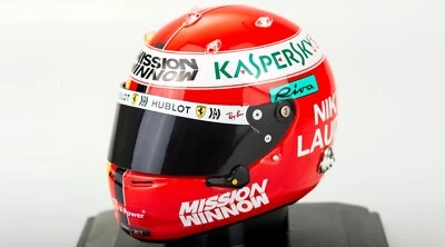 Sebastian Vettel 2019 Ferrari Tributo Niki Lauda GP Montecarlo F1 Casco Arai 1:5 - Immagine 1 di 4