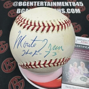 Monte Irvin Autographed New York Giants ONLB Signed JSA HOF 73 Inscribed - Picture 1 of 3