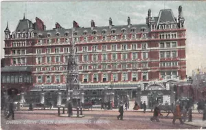 UK vintage postcard - Charing Cross Station and Charing Cross London UK - Picture 1 of 2