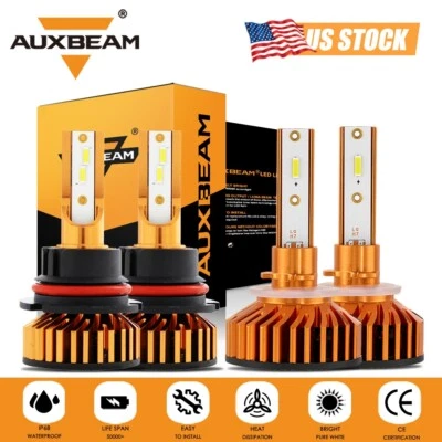 Farol de LED Hi/Lo + lâmpadas de neblina para Dodge Durango 2001-2003 AUXBEAM 6000K - Imagem 1 de 4