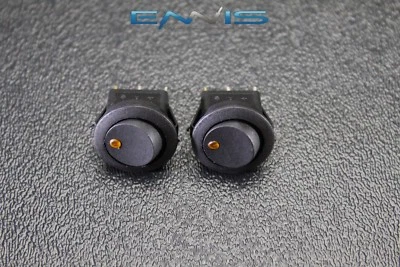 2 PIEZAS INTERRUPTOR BASCULANTE REDONDO 3/4 ORIFICIOS 16 AMP 12V 3 PIN NARANJA LED PALANCA IBRRRSO Foto 1 de 4