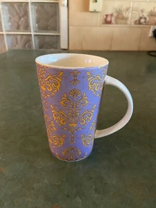Maxwell & Williams Gold Filigree Mug - Purple - Picture 1 of 5