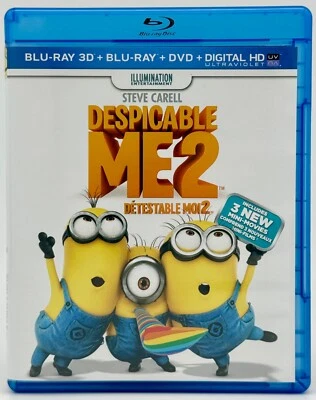 Despicable Me 2 (3D Blu-ray, Blu-ray, 2013) - No DVD - Image 1 of 4