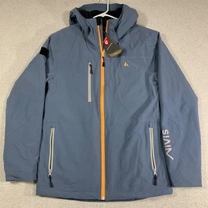 NEW Men's Nivis Protego Ski Snowboard GORE-TEX Jacket | Sz M | Slate Blue - Picture 1 of 8