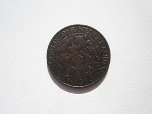 1919 NETHERLANDS 1 CENT - Picture 1 of 2
