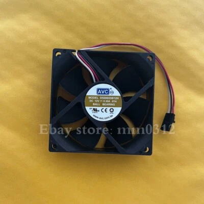 AVC DS08025B12H-014 12V 0.30A 80mm computer CPU chassis mute cooling fan - Image 1 of 2