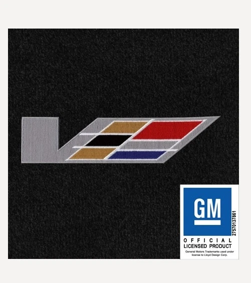 Cadillac CTS-V 2004 ¡Alfombrillas Lloyd Ultimate! ALFOMBRILLAS DELANTERAS ÉBANO 4 PIEZAS MULTICOLOR V LOGO Foto 1 de 1