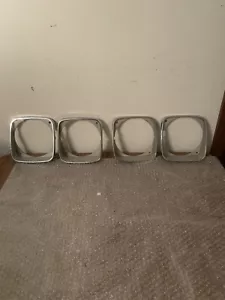 A SET OF 4 1968 BUICK LE SABRE WILDCAT HEADLIGHT BEZELS 1381940 1381941 - Picture 1 of 10