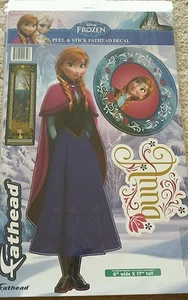 Disney Frozen - Anna 17 inches tall X 6 inches- Peel & Stick FATHEAD Wall Decal - Picture 1 of 1