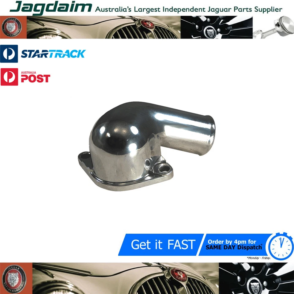 New Jaguar E-Type Mk S-Type XK Engine Water Thermostat Housing Elbow C12422 - image 1 of 1
