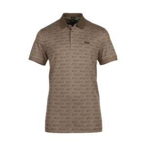 HUGO BOSS MENS POLO BROWN PADDY TAPE AO 50534269334 - Picture 1 of 2