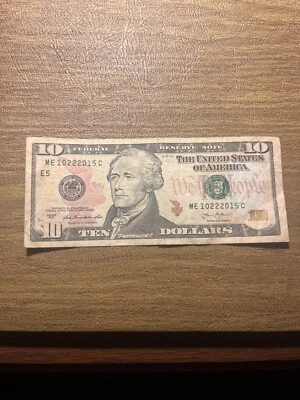 One Of A Kind $10 Birthday Note 10-22-2015 - Image 1 of 2