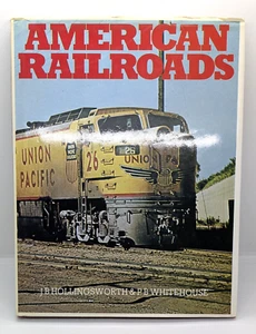 Libro de tapa dura History of American Railroads 1981 JB Hollingsworth & Whitehouse - Imagen 1 de 5