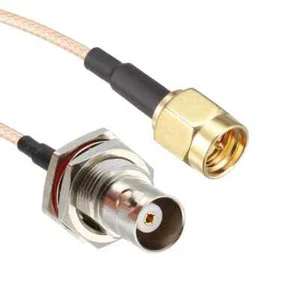 C Enterprises SMA Stecker auf BNC Buchse Schott RF Koaxialkabel RG316 Koaxialkabel - Bild 1 von 3