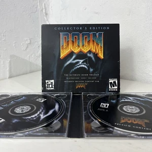Doom: Collector's Edition (PC, 2003) PC Game Complete w/Sleeve Ultimate Trilogy - Picture 1 of 12