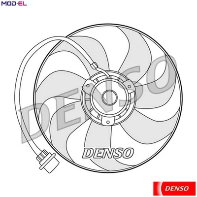 FAN ENGINE COOLING DER32001 FOR SKODA OCTAVIA FABIA/Praktik/Combi VW GOLF/Mk - Image 1 of 4