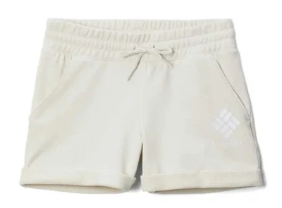 Шорты махровые французские для девочек Columbia Trek размер XL с карманами на шнурке из мела - Изображение 1 из 2