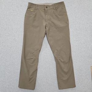 Kuhl Hose Herren Resistor Jeans Größe 34x30 taupe braun Mid Rise Straight - Bild 1 von 12