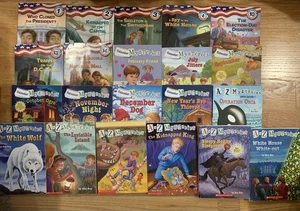 Lot of 21 Kids' Mysteries by RON ROY ~ Capital, A to Z, Calendar ~ All Paperback - Imagen 1 de 5