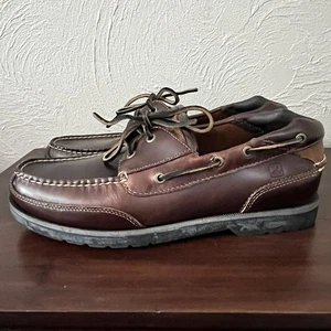 Sperry Top Sider Stingray Collection Men's Brown Loafer Boat Shoes Size 11M - Picture 1 of 8