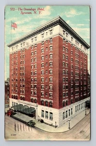 Tarjeta postal vintage de Syracuse NY-Nueva York, The Onondaga Hotel - Imagen 1 de 2