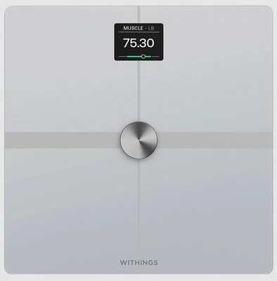 WITHINGS Body Smart Accurate Scale for Body Weight & Fat Percent WBS13 White NEW - Image 1 of 4