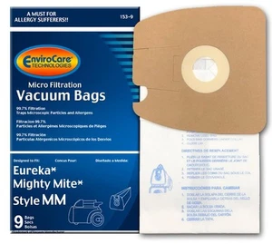 Eureka Style MM Micro-Filtration Vacuum Bags - 9 Pack - Picture 1 of 8