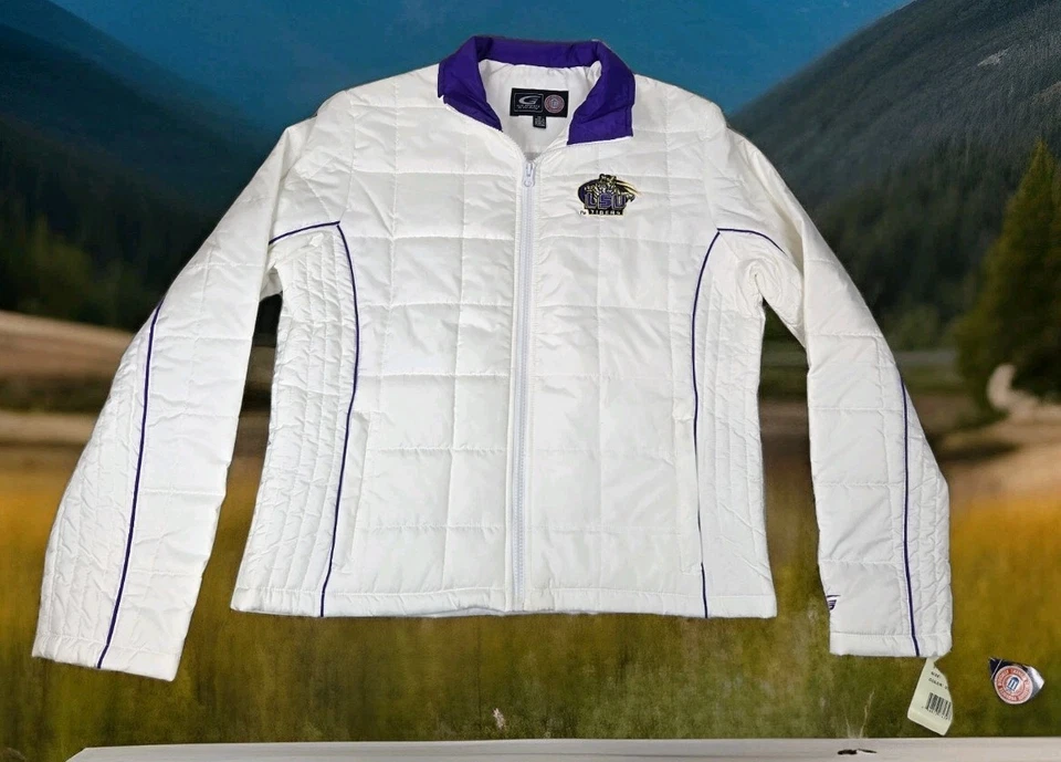 Chaqueta LSU Tigers Mujer Mediana M Blanca Tiene Etiquetas Defectos G III Deportes Carl Banks Foto 1 de 4