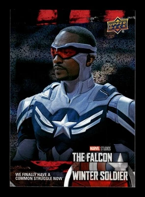 5-11-17 PWE . marvel . falcon and the winter soldier . Black Red Flag /225 . #86 - Image 1 of 2