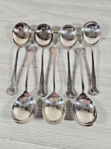 ASHBERRY EPNS Runde A1 Versilberte Besteck Suppenlöffel Edelstahl NICKEL - Bild 1 von 5