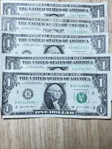 5 - 1$ Star Notes -2-2013-2-2017A-1-2020 - Picture 1 of 2