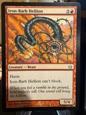 MTG Magic the Gathering Fifth Dawn Iron-Barb Hellion - Image 1 of 2