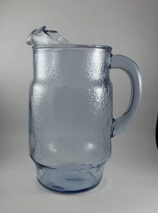 Libbey Glas Co Chateau blauer Saphir 74 Unzen Krug Eisausgießer massiver Griff - Bild 1 von 7