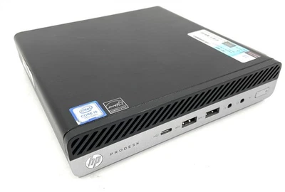 HP ProDesk 600 G3 DM Desktop i5-7500T 2.7GHz 128GB SSD 4GB RAM WIN 10 Pro *Desc - Image 1 of 4