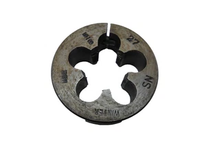 Winter 5/8-27 Schnellarbeitsstahl Runde Verstellbare Matrize 1-1/2" Rund GEBRAUCHT USA Made - Bild 1 von 3