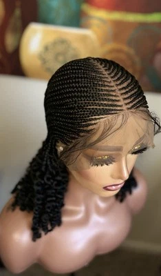 Handmade Braided Wig With Closure Lace - Image 1 of 4