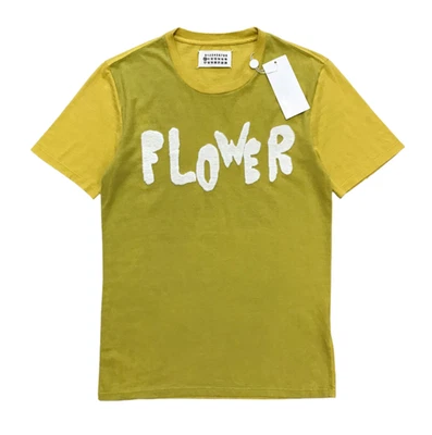 Camiseta MAISON MARTIN MARGIELA París Flor S/S Archivo Rara Camiseta Amarilla Para Hombre S Foto 1 de 4