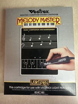 Vectrex Melody Master Complete 1982 Light Pen Video Game - Image 1 of 4