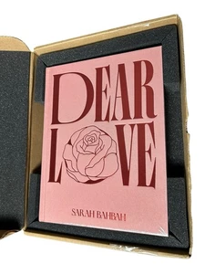 Dear Love By Sarah Bahbah Hardcover Book Brand New Sealed Original Packaging - Picture 1 of 5