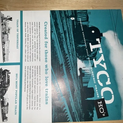 Catálogo de trenes eléctricos Tyco Ho originales 1957 vintage Foto 1 de 4