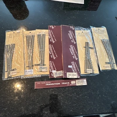 Lote 8 piezas Shinohara Track Turnouts Ho HoN3 #6 LH-1, # 4 401, 452, 471-R Código 70 Foto 1 de 4