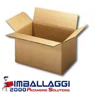 IMBALLAGGI 2000 - Scatola cartone per Imballaggio doppia onda 20x20x20 50 pezzi - Foto 1 di 1