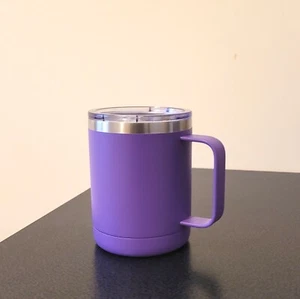 DOPPELWANDIGER VAKUUMISOLIERTER KAFFEE TEEBECHER TASSE BECHER MIT EINEM SCHLUCK SCHNAPPKABEL - Bild 1 von 13