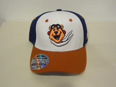 De Colección Ligas Menores Schaumburg Flyers LOGOTIPO DE OSO Calce Elástico Sombrero Zephyr Nuevo con Etiquetas Juvenil Foto 1 de 4