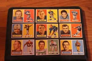 14 diff. Tarjetas de fútbol americano 1957 Topps, en su mayoría en muy buen estado/excelente+, incl. Bobby Layne, Em Tunnell - Imagen 1 de 4