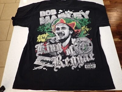 Vintage 90’s Bob Marley King of Reggae Band Tee 2XL Deluxe heavy cotton - Image 1 of 4