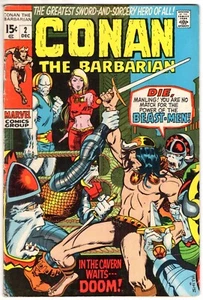 Cómics de Marvel de Conan el Bárbaro #2 1970 Barry Smith Roy Thomas - Imagen 1 de 2