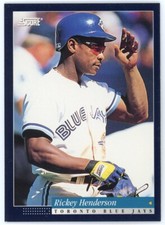 1994 Score Rickey Henderson Card #35 HOF
