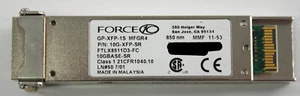 FORCE10 GP-XFP-SR-10G-XFP-SR FTLX8511D3 850m XFP Transciever - Picture 1 of 5